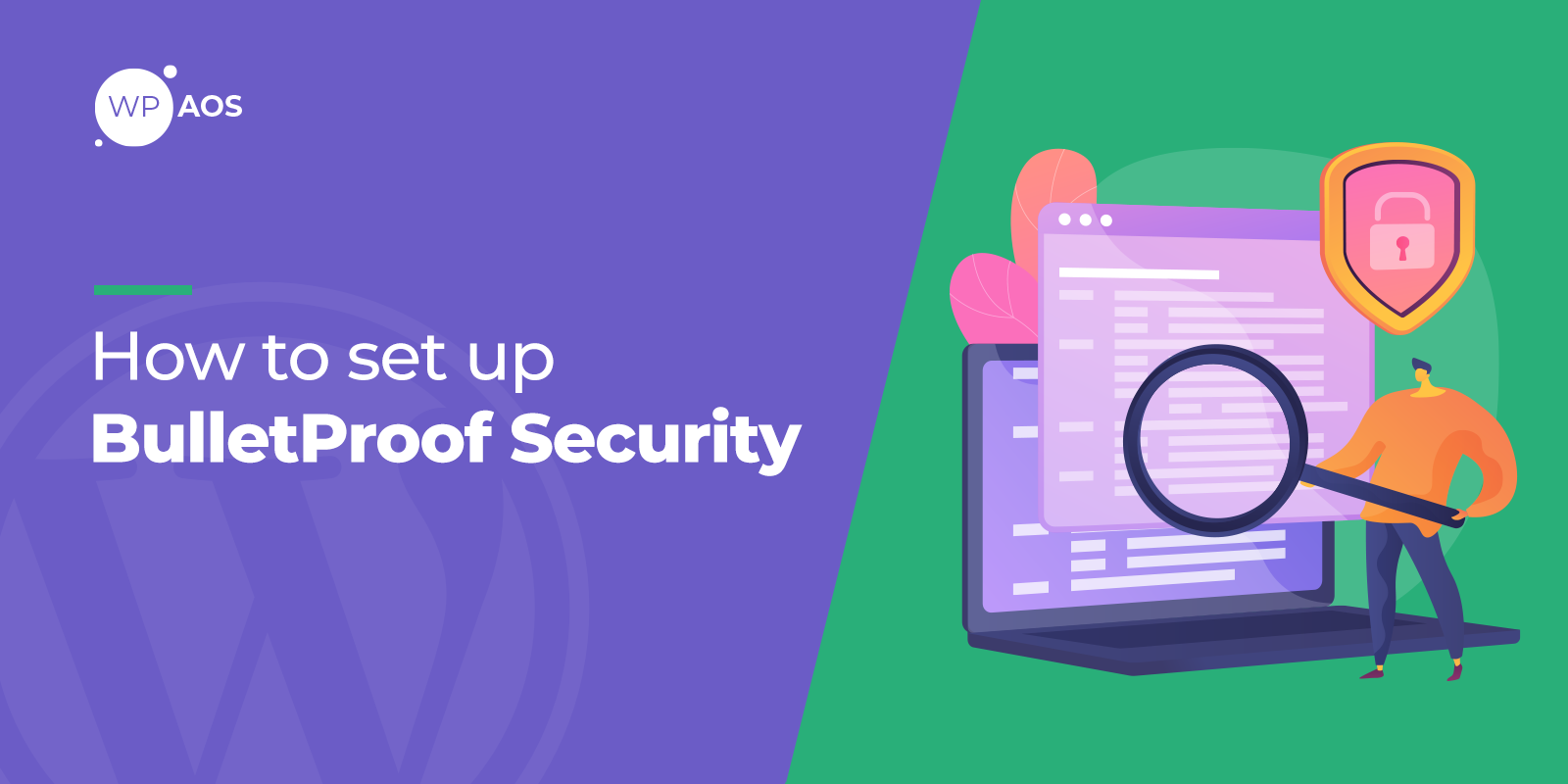 How to Set Up BulletProof Security?